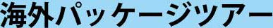 海外パッケージツアー